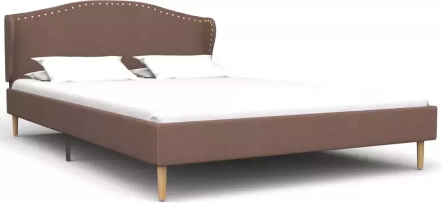 Furniture Limited Bedframe stof bruin 135x190 cm