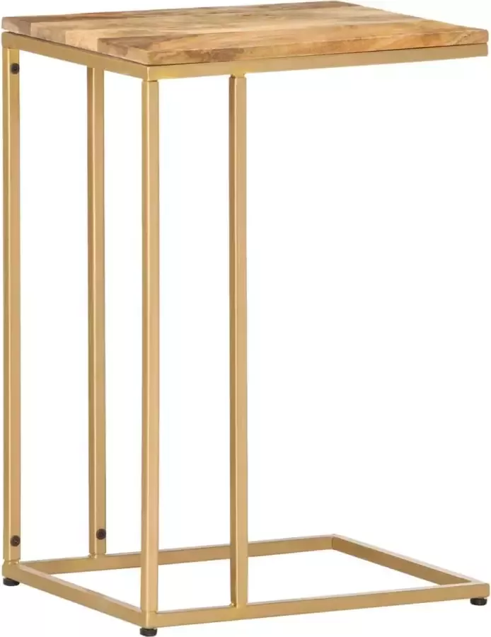 Furniture Limited Bijzettafel 35x45x65 cm massief mangohout