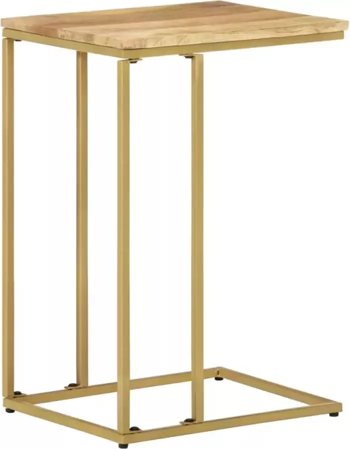 Furniture Limited Bijzettafel 35x45x65 cm massief mangohout