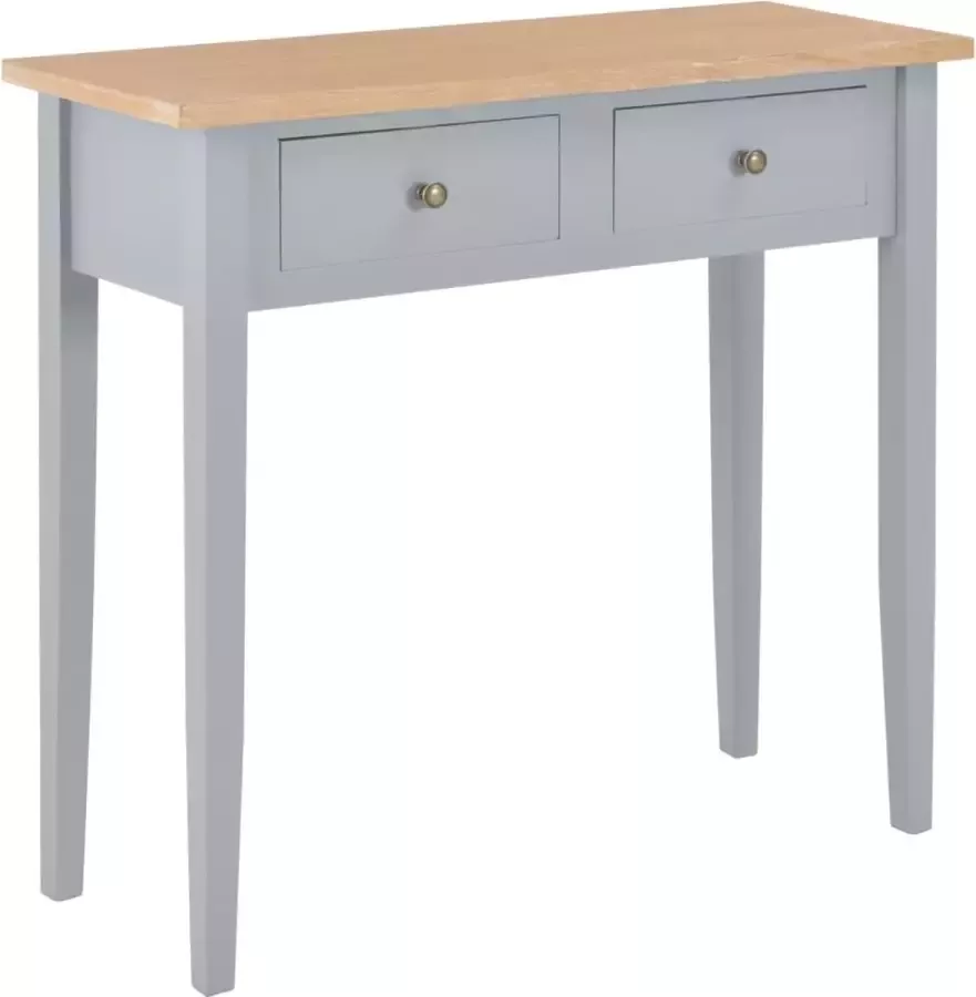 Furniture Limited Bijzettafel 79x30x74 cm hout grijs