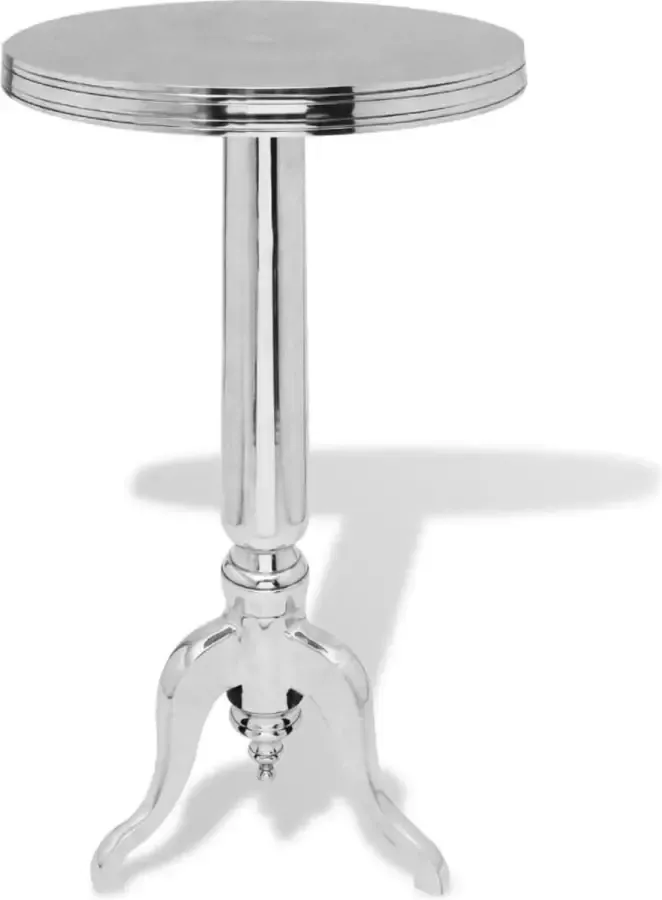 Furniture Limited Bijzettafel rond aluminium zilver