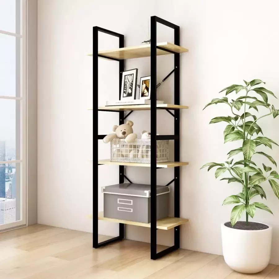 Furniture Limited Boekenkast met 4 schappen 60x30x140 cm massief grenenhout