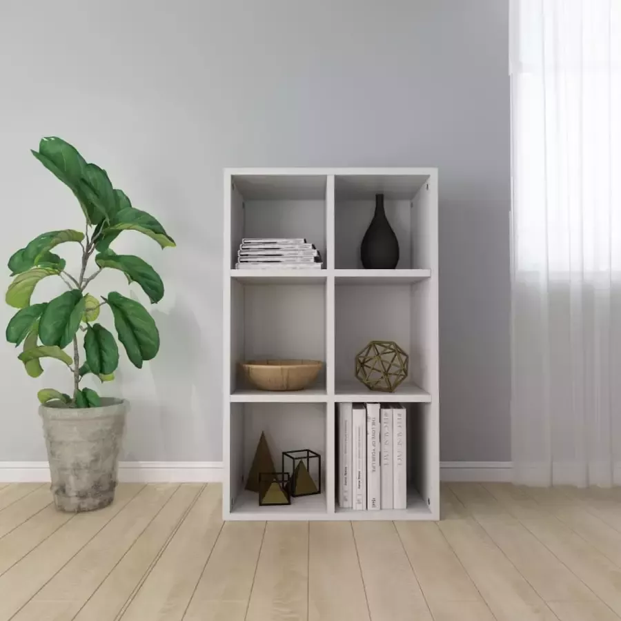 Furniture Limited Boekenkast dressoir 66x30x97 8 cm bewerkt hout hoogglans wit