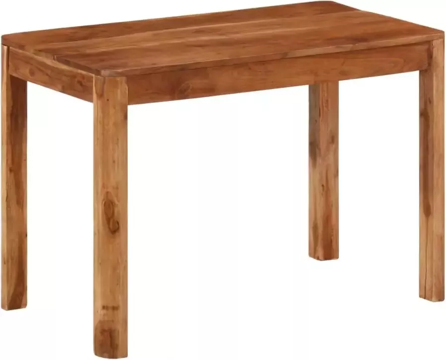 Furniture Limited Eettafel 110x60x76 cm massief acaciahout met honingafwerking