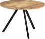 Furniture Limited Eettafel 110x75 cm massief mangohout - Thumbnail 1