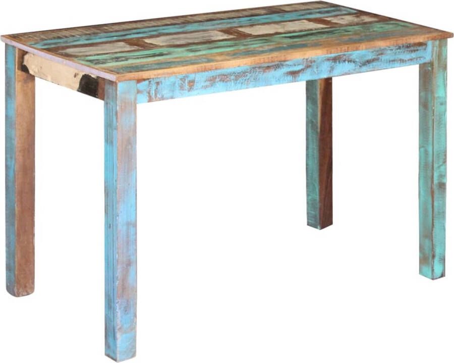 Furniture Limited Eettafel 115x60x76 cm massief gerecycled hout