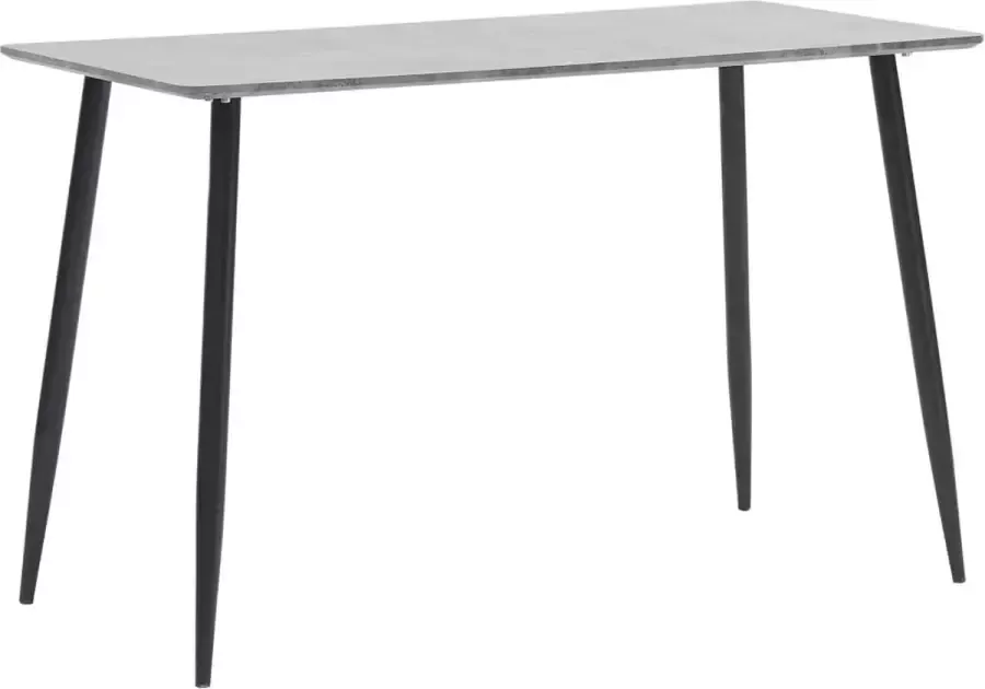 Furniture Limited Eettafel 120x60x75 cm MDF grijs