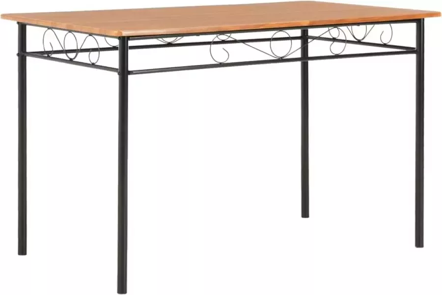 Furniture Limited Eettafel 120x70x75 cm MDF bruin