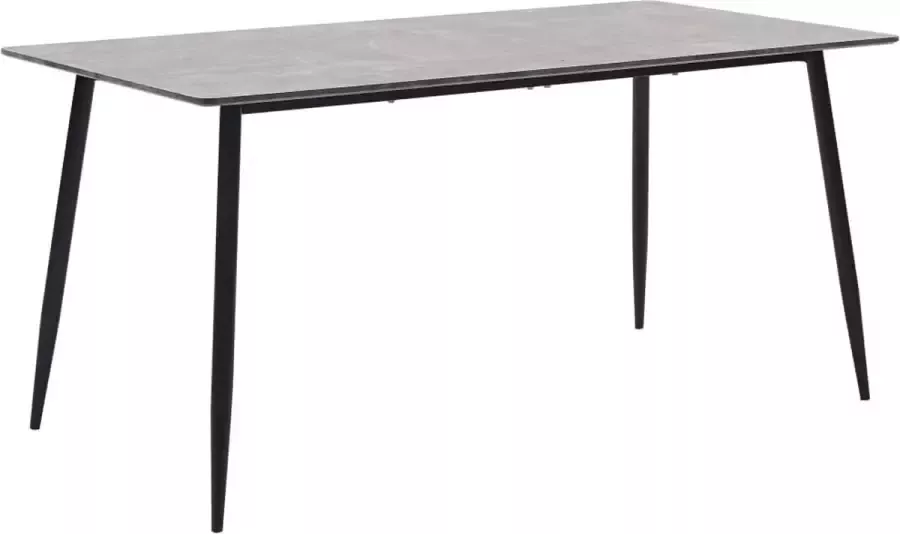 Furniture Limited Eettafel 140x70x75 cm MDF grijs