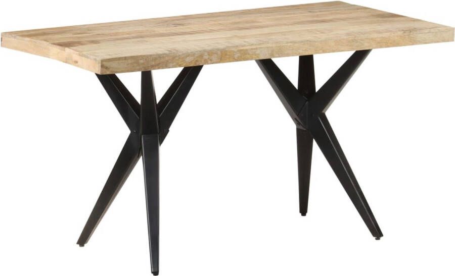 Furniture Limited Eettafel 140x70x76 cm ruw mangohout