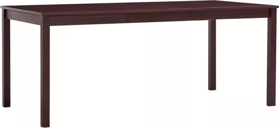 Prolenta Premium INFIORI Eettafel 180x90x73 cm grenenhout donkerbruin