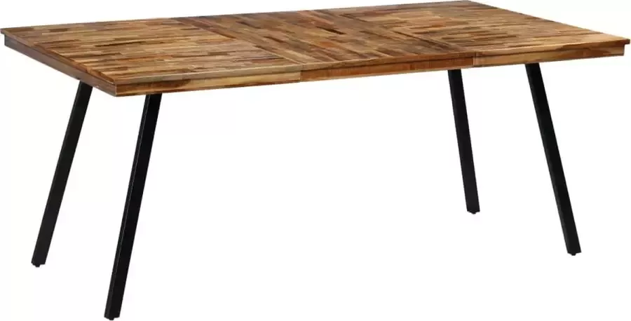 Prolenta Premium INFIORI Eettafel 180x90x76 cm gerecycled teakhout en staal - Foto 1