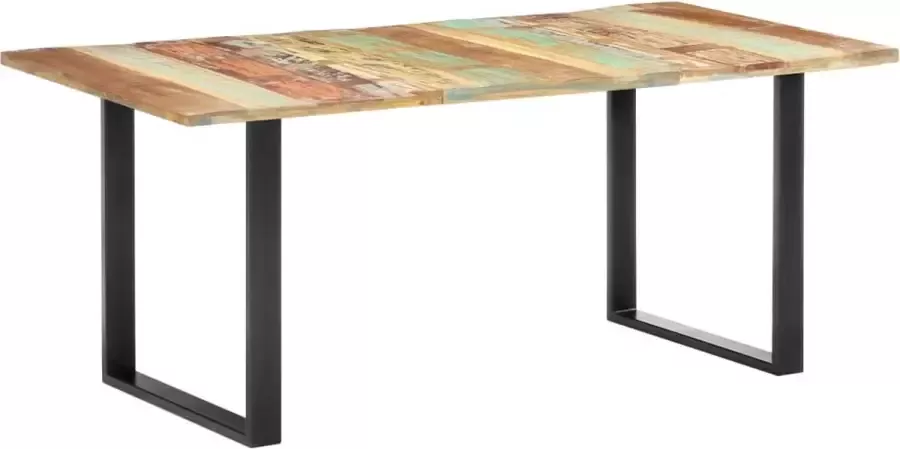 Furniture Limited Eettafel 180x90x76 cm massief gerecycled hout - Foto 3