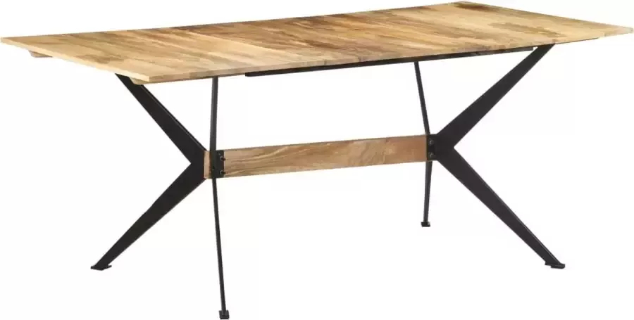 Furniture Limited Eettafel 180x90x76 cm massief mangohout - Foto 4
