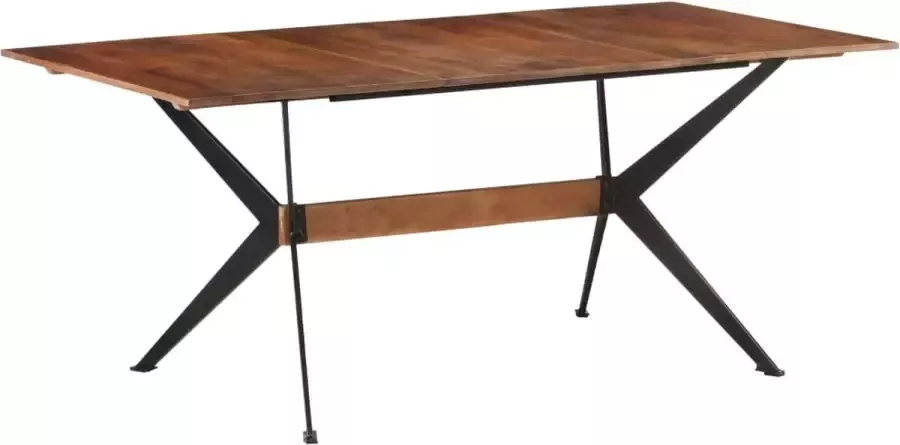 Furniture Limited Eettafel 180x90x76 cm massief mangohout - Foto 5