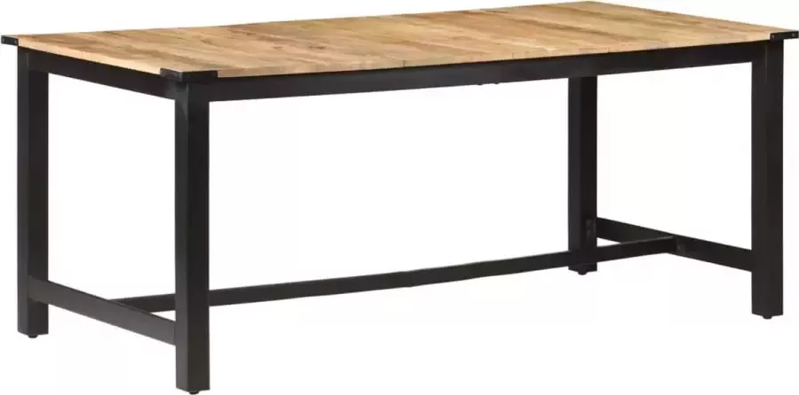 Prolenta Premium INFIORI Eettafel 180x90x76 cm massief ruw mangohout - Foto 2