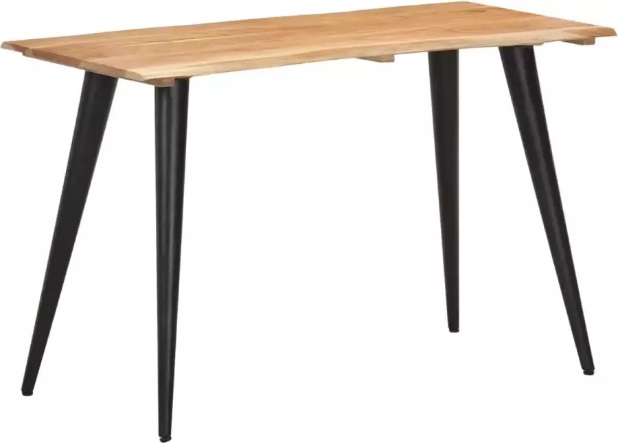 Furniture Limited Eettafel met natuurlijke randen 120x60x75 cm massief acaciahout