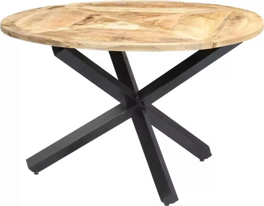 Prolenta Premium INFIORI Eettafel rond 120x76 cm massief mangohout - Foto 1