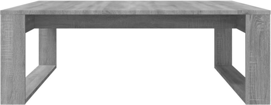 Furniture Limited FIONERA Salontafel 100x100x35 cm bewerkt hout grijs sonoma eikenkleurig