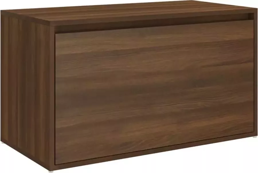 Furniture Limited Halbankje 80x40x45 cm bewerkt hout bruineikenkleurig