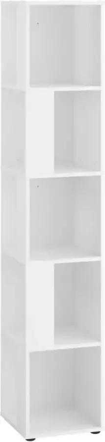 Furniture Limited Hoekkast met 10 zijvakken wit