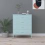 Furniture Limited Ladekast 80x35x101 5 cm staal mintkleurig - Thumbnail 1