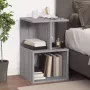 Furniture Limited Nachtkastje 35x35x55 cm bewerkt hout grijs sonoma eikenkleurig - Thumbnail 1