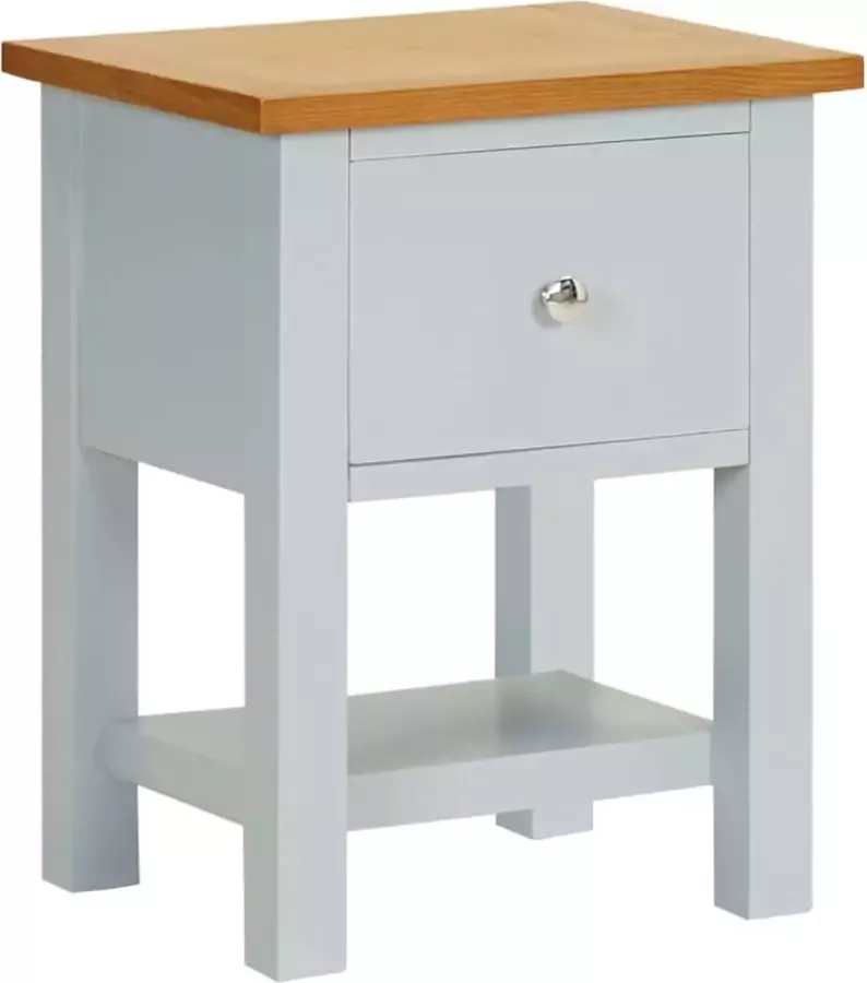 Furniture Limited Nachtkastje 36x30x47 cm massief eikenhout