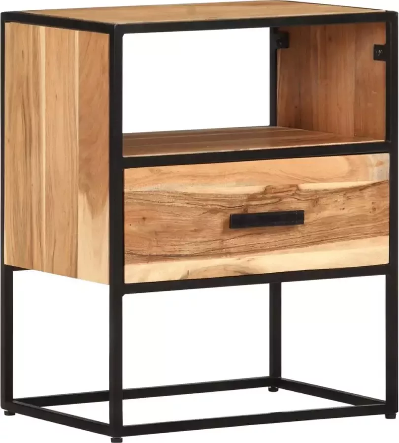 Furniture Limited Nachtkastje 40x30x50 cm massief acaciahout