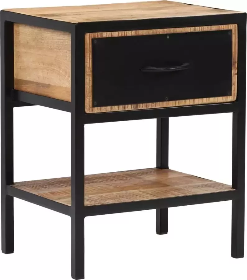 Furniture Limited Nachtkastje 40x30x50 cm massief mangohout