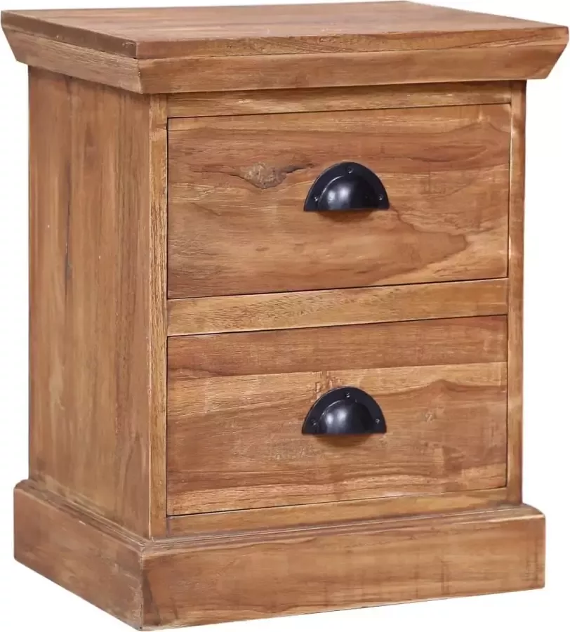 Furniture Limited Nachtkastje 40x30x50 cm massief teakhout