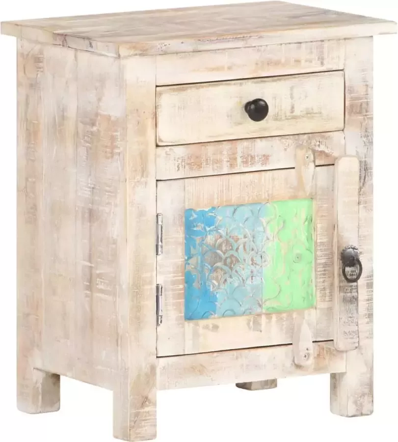 Furniture Limited Nachtkastje 40x30x50 cm ruw acaciahout
