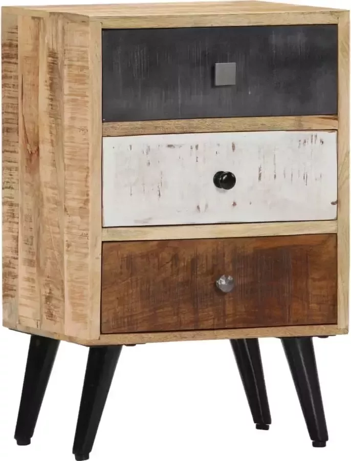 Furniture Limited Nachtkastje 40x30x60 cm massief mangohout