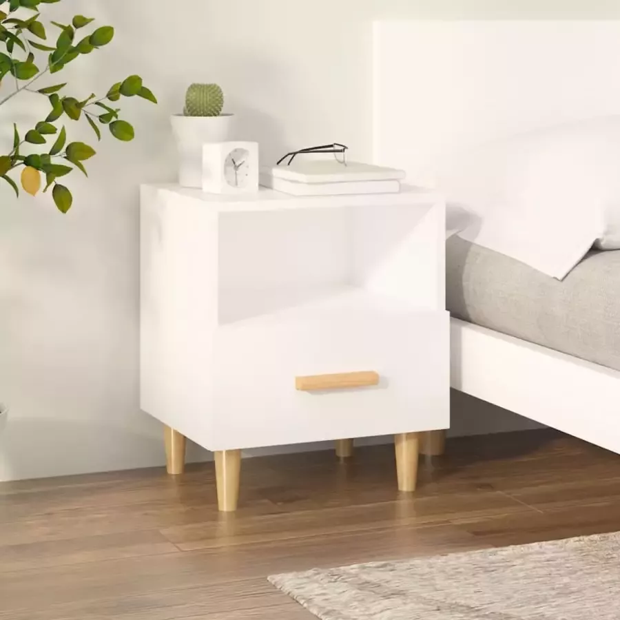 Furniture Limited Nachtkastje 40x35x47 cm wit