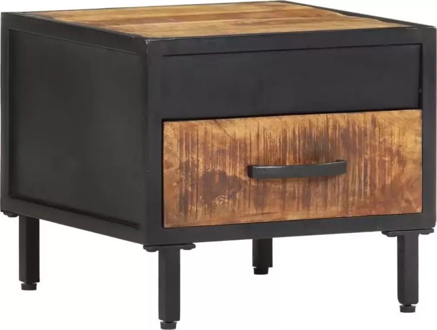Furniture Limited Nachtkastje 40x40x35 cm ruw mangohout