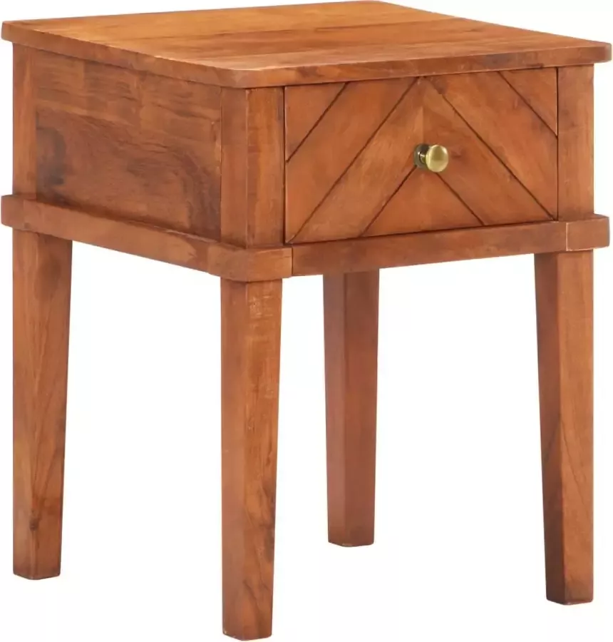Furniture Limited Nachtkastje 40x40x50 cm massief acaciahout