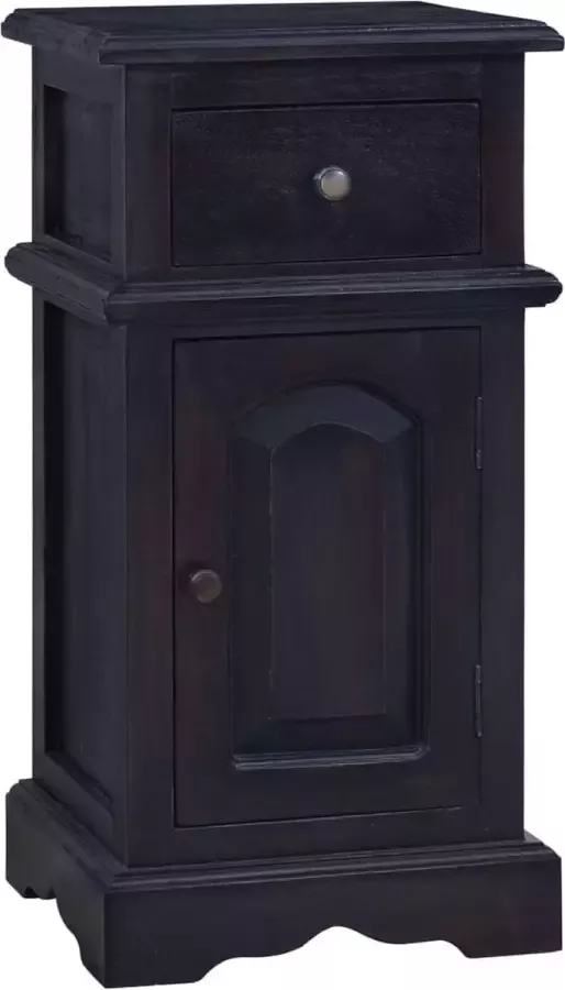 Furniture Limited Nachtkastje massief mahoniehout lichtkoffiekleurig