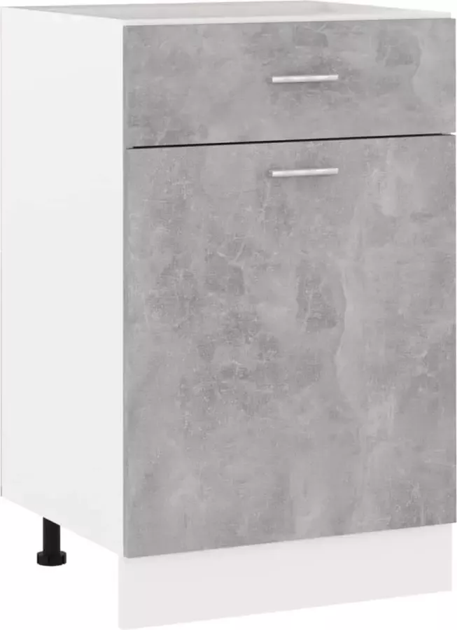 Prolenta Premium INFIORI Onderkast met lade 50x46x81 5 cm bewerkt hout betongrijs