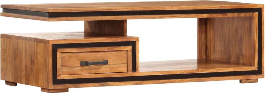 Furniture Limited Salontafel 100x45x33 cm massief acaciahout