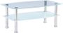 Furniture Limited Salontafel 100x60x42 cm gehard glas wit - Thumbnail 2