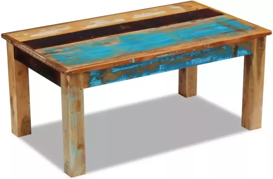 Furniture Limited Salontafel 100x60x45 cm massief gerecycled hout