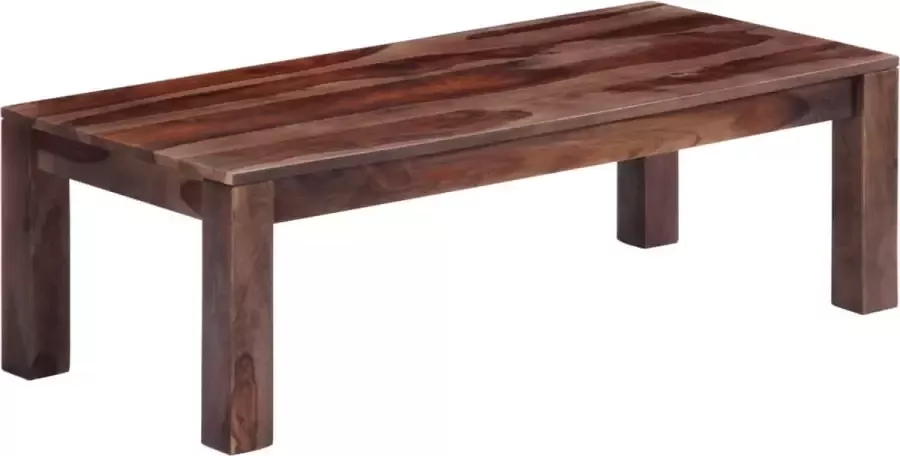 Furniture Limited Salontafel 110x50x35 cm massief sheeshamhout grijs