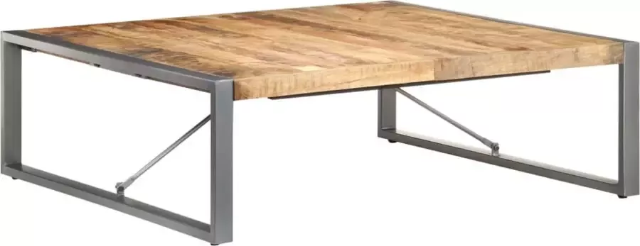 Furniture Limited Salontafel 120x120x40 cm ruw mangohout