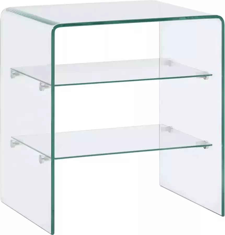 Furniture Limited Salontafel 50x40x56 cm gehard glas