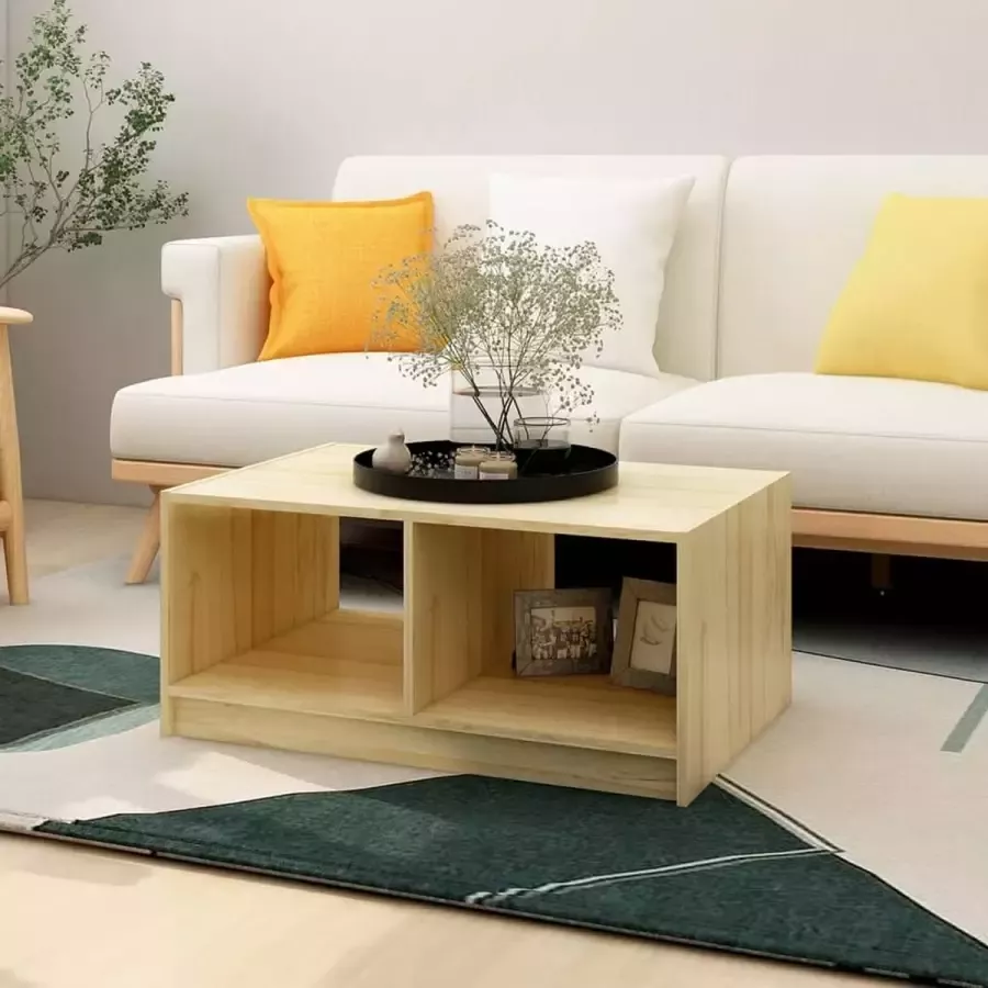 Furniture Limited Salontafel 75x50x33 5 cm massief grenenhout