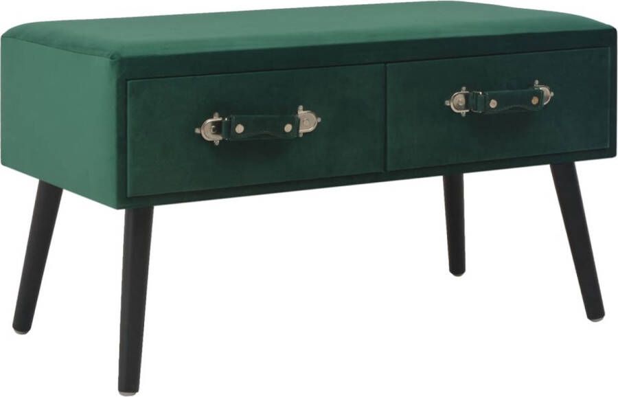 Furniture Limited Salontafel 80x40x46 cm fluweel groen