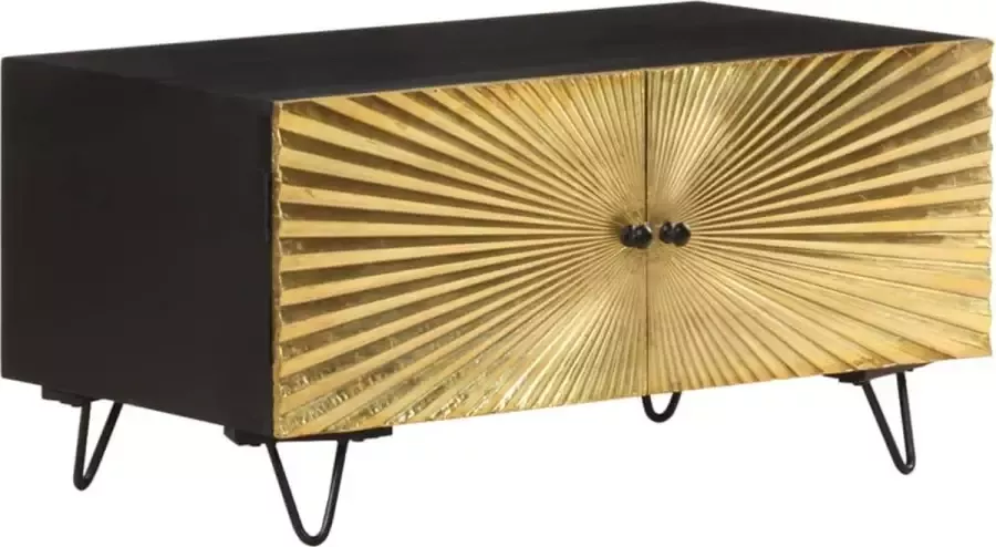 Furniture Limited Salontafel 90x50x45 cm massief mangohout