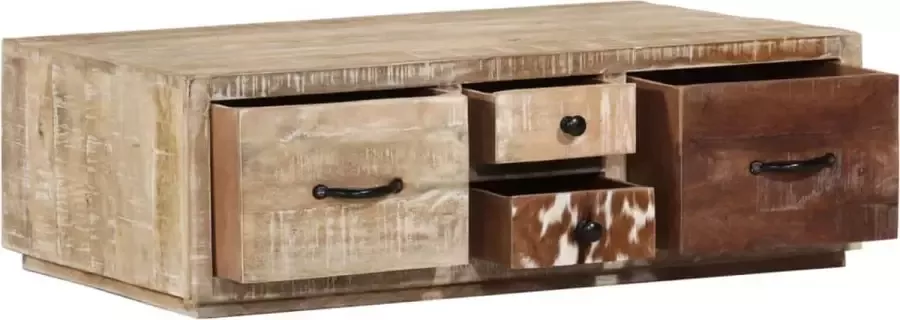 Furniture Limited Salontafel 90x60x30 cm massief mangohout