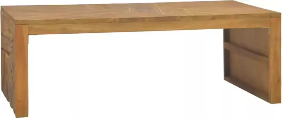 Furniture Limited Salontafel Erosion 110x35x38 cm massief teakhout