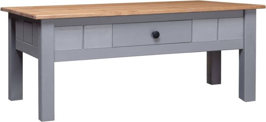 Furniture Limited Salontafel Panama Range 100x60x45 cm massief grenenhout grijs